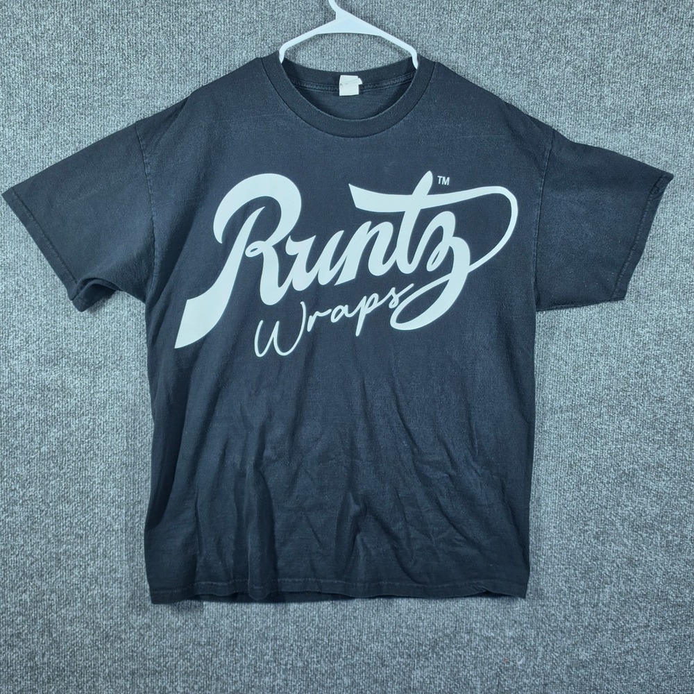 Runtz Wraps Shirt Mens Extra Large Fruit of the Loom Graphic Tee Black‎